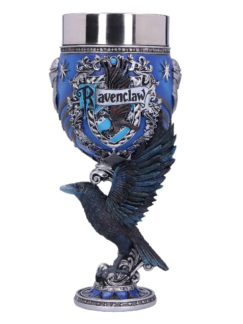 The stem of each House goblet is its respective animal.