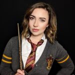 Rena showing her Gryffindor pride.