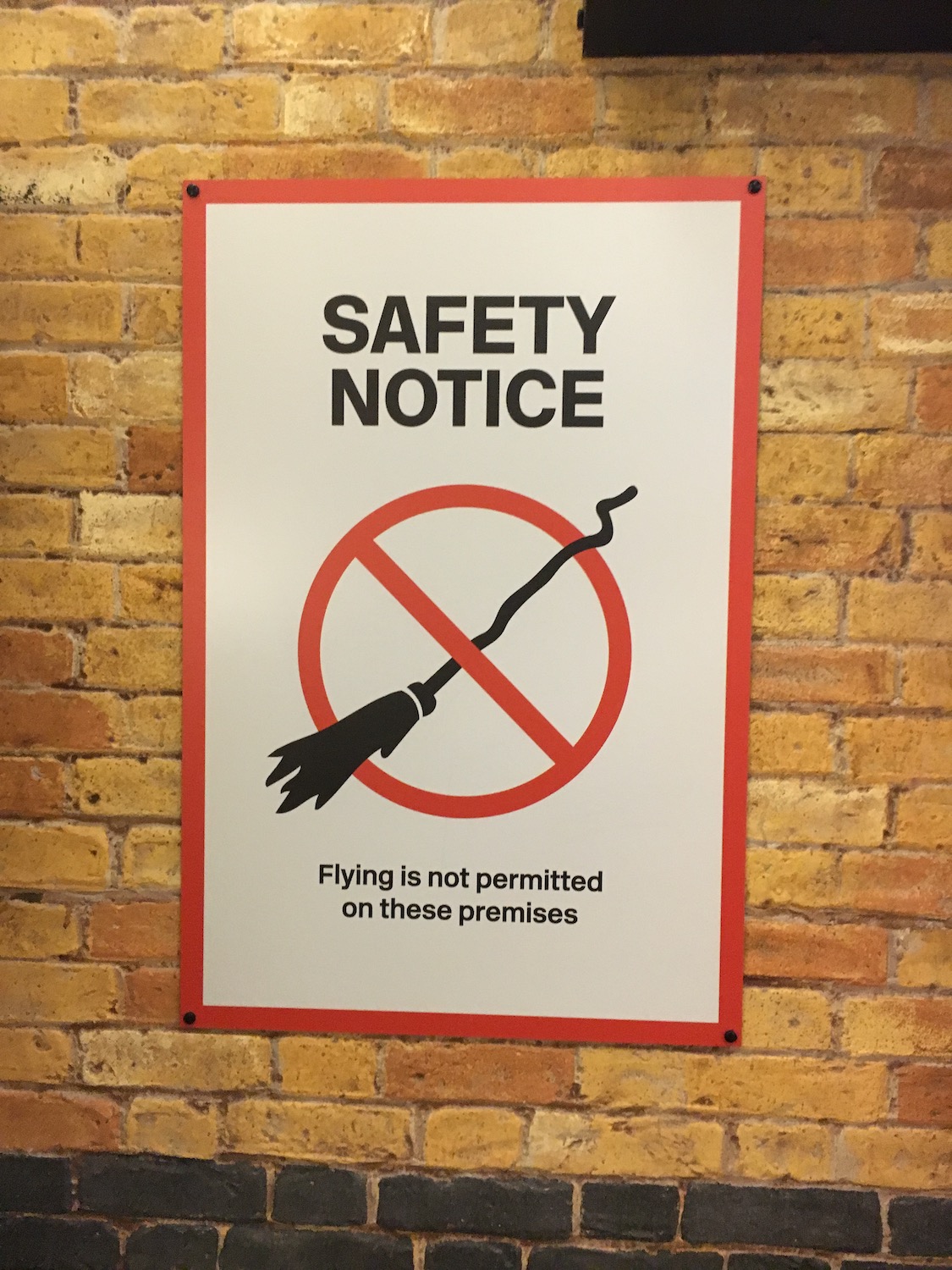 King’s Cross safety notice