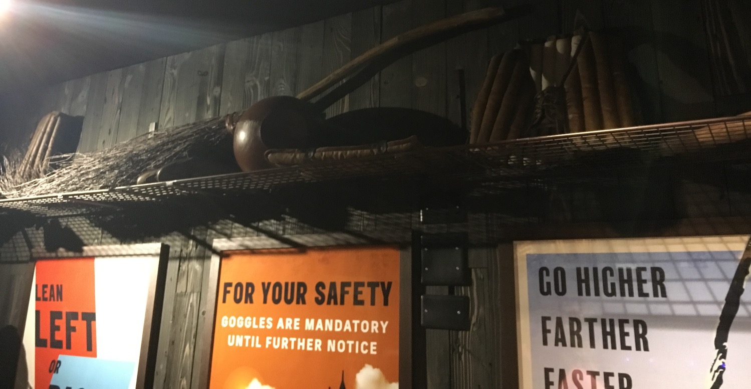 “Wizards Take Flight” locker room details