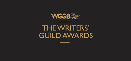 The logo for the Writers Guild Awards.