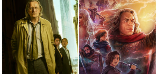 A collage featuring the posters of "Slow Horses" and "Willow"