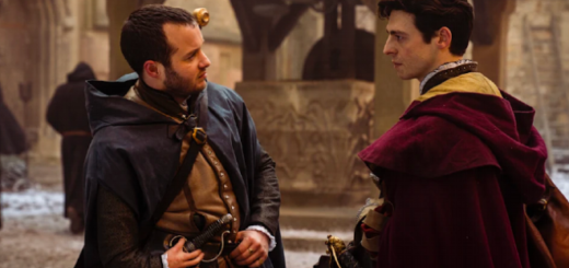 Anthony Boyle alongside Arthur Hughes in "Shardlake".