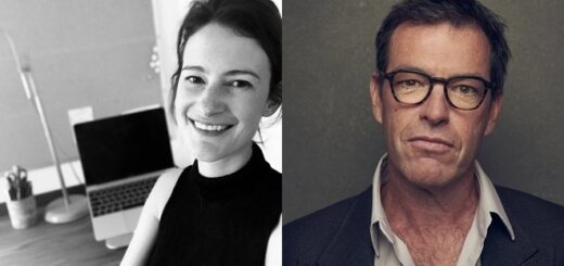 headshots of Francesca Gardiner and Mark Mylod