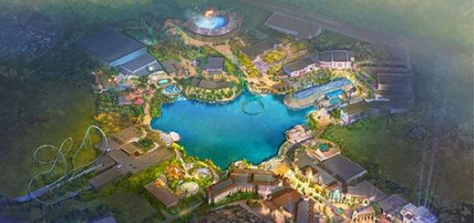 Concept art for Universal theme park in the UK