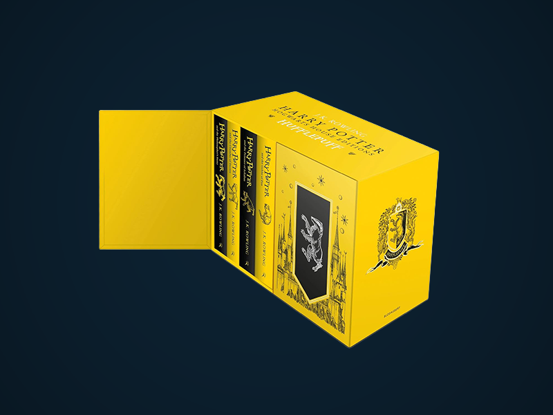 Harry Potter Hufflepuff House Editions Hardback Box Set