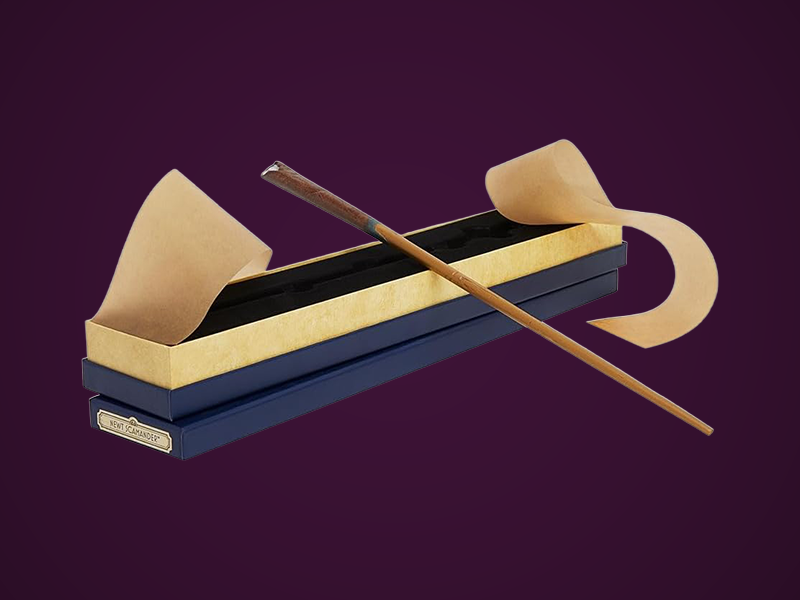 Newt Scamander Wand Replica – Authentic Collectible Resin Wand with Custom Engraving