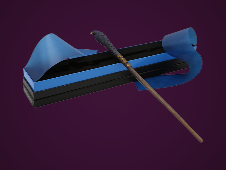 Ravenclaw Mascot & Traits Wand – Second Edition Collectible Wand with Eagle Sculpture & Quote