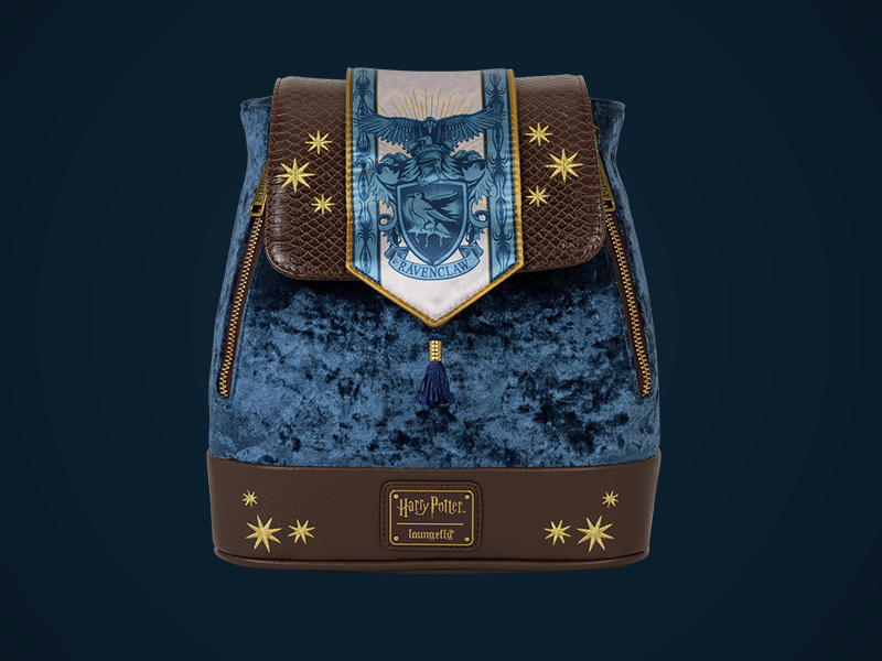 Ravenclaw Banner Velvet Mini Backpack