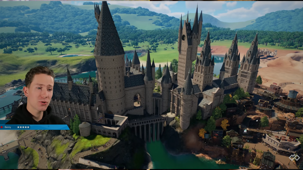 Fan-Made Wizarding World Comes to Life in Planet Coaster 2