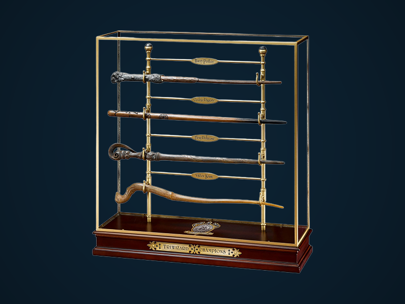 The Noble Collection Triwizard Champions Wand Set