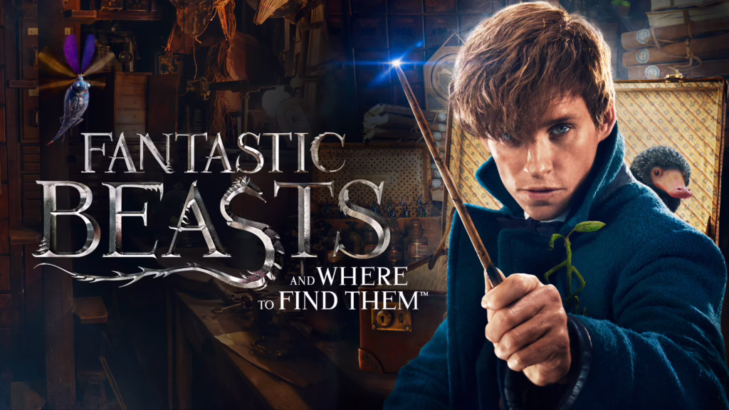 A film poster for Fantastic Beasts