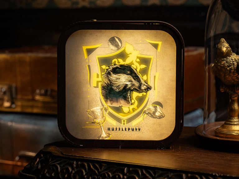 Badger of Hufflepuff – Wooden Acrylic Night Light