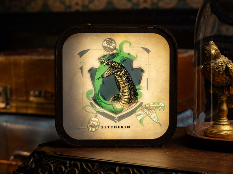 Serpent of Slytherin – Wooden Acrylic Night Light