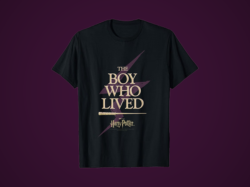 HBO Original Harry Potter Amazon Exclusive The Boy Who Lived T-Shirt