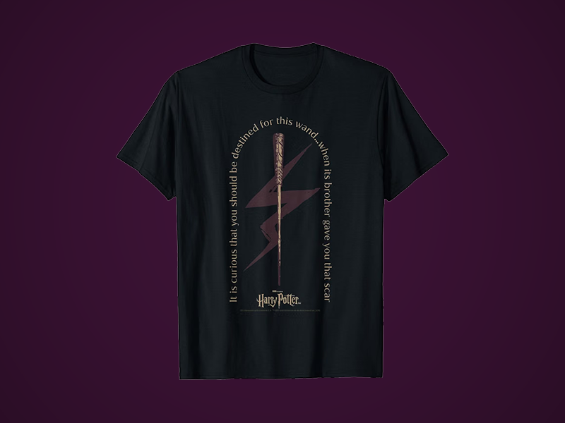 HBO Original Harry Potter Amazon Exclusive Wand T-Shirt
